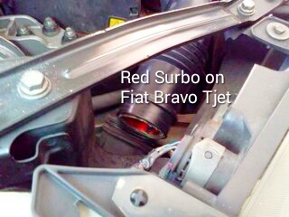 Photo: Surbo fitted on the Fiat Bravo