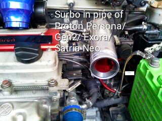 Photo: Surbo fitted on the Proton Persona
