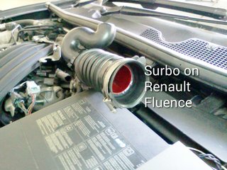 Photo: Surbo fitted on the Renault Fluence