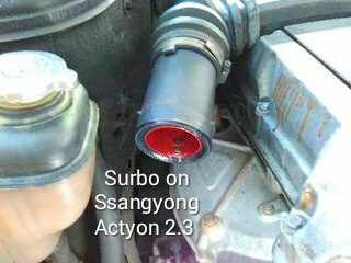 Photo: Surbo fitted on Ssangyong Actyon