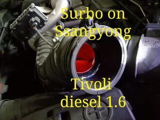 Photo: Surbo fitted on Ssangyong Tivoli diesel