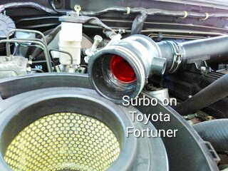 Photo: Surbo fitted on the Toyota Fortuner