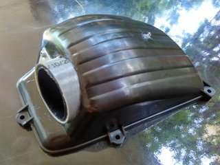 Surbo fitted in air filter cover of Honda CBR 150