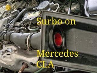 Surbo fitted in air box of Mercedes CLA/ GLA/ B class