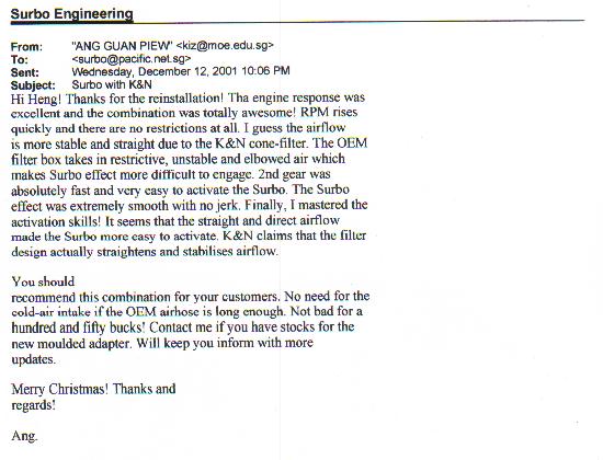 Source: Original Email; Unedited 