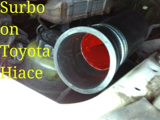 Surbo in pipe of Toyota Hiace